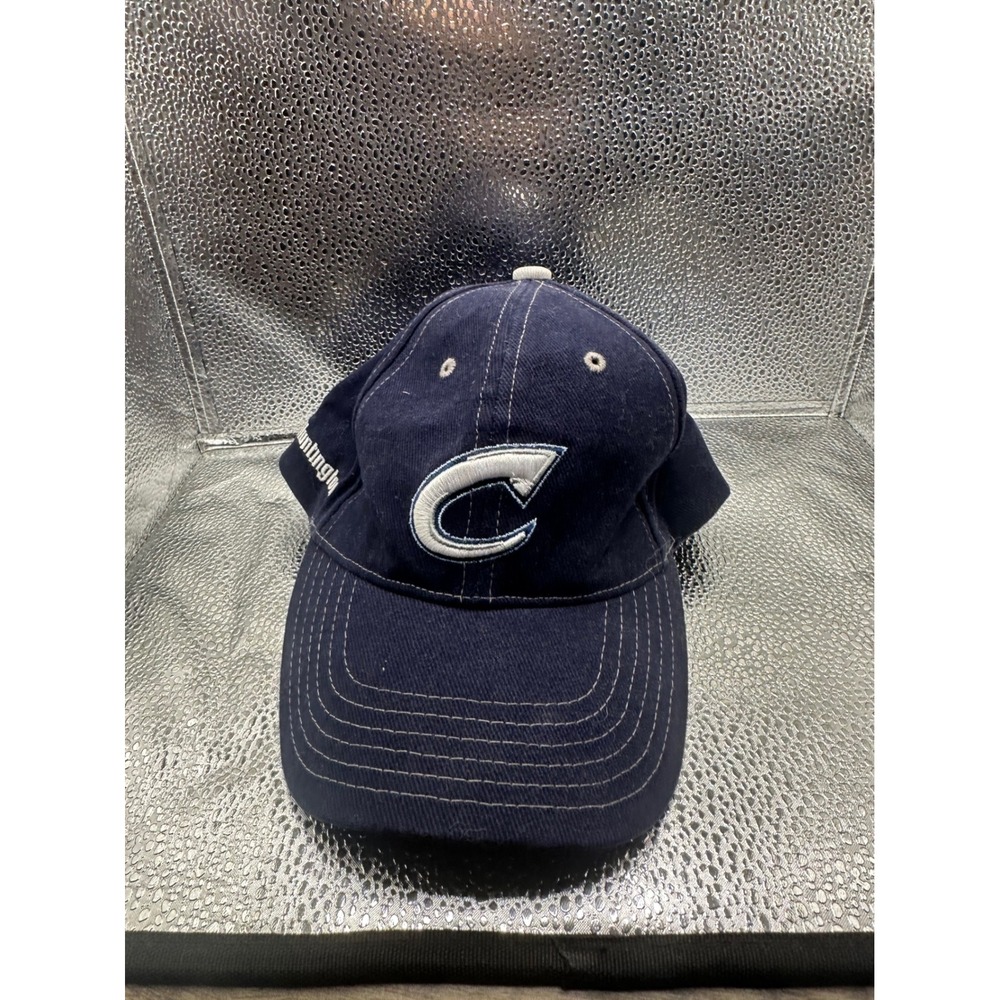 Columbus Clippers MiLB Hat Huntington Park Navy Blue C Logo Strapback Baseball
